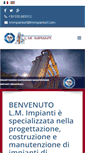 Mobile Screenshot of lmimpiantisrl.com